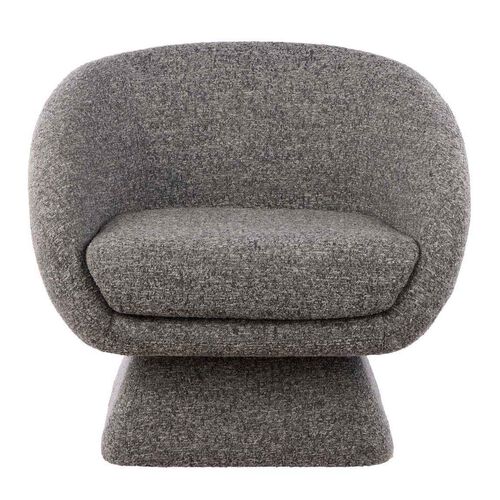 Grand Designs Lucca Swivel Chair - Grey
