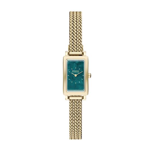 Skagen Hagen Micro Two-Hand Gold-Tone Stainless Steel Watch