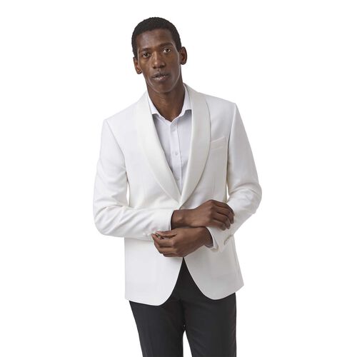 Cambridge Ascot Wht Satin Jacket Fcm301