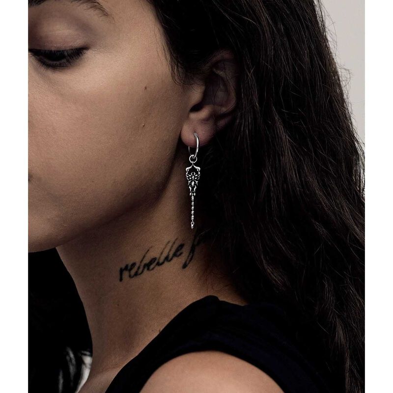 Stolen Girlfriends Club Venom Echo Hoop Earrings image number 1