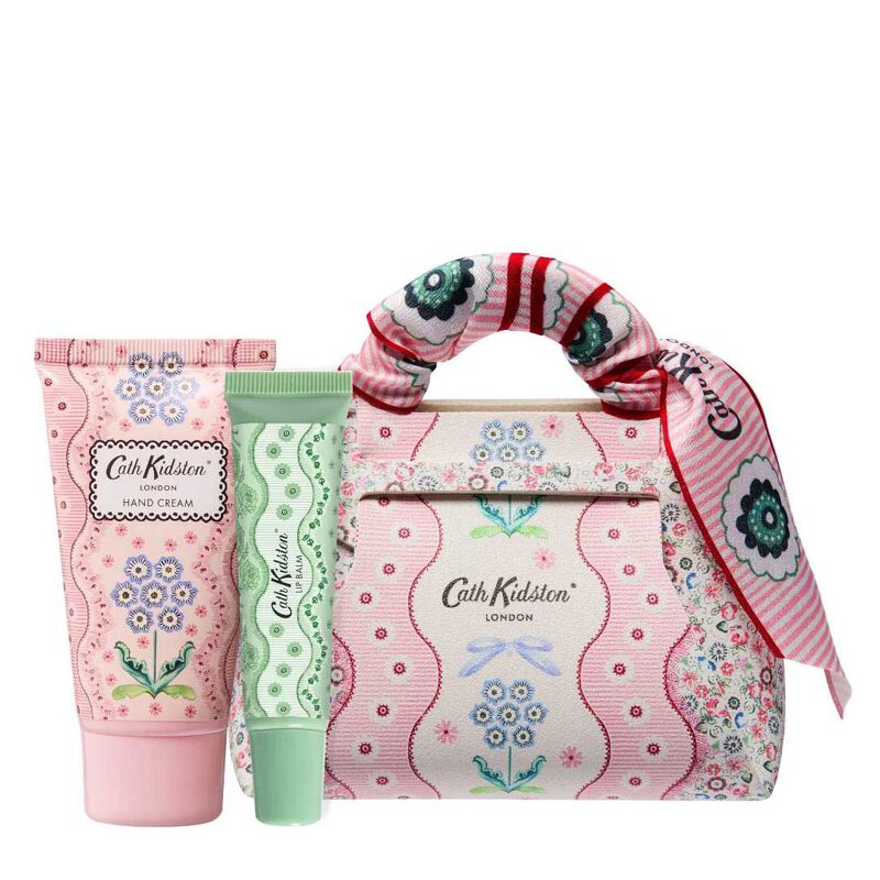 Cath Kidston Woven Flowers Hand & Lip Bag image number 0
