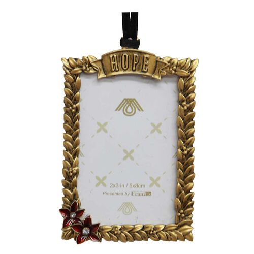 French Country Hanging Rectangle Frame Hope