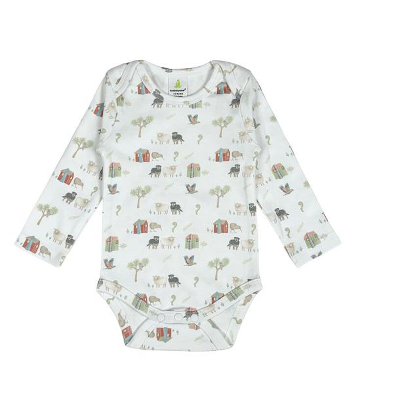 HRB Jacobi Farm Muster Long Sleeve Bodysuit image number 0
