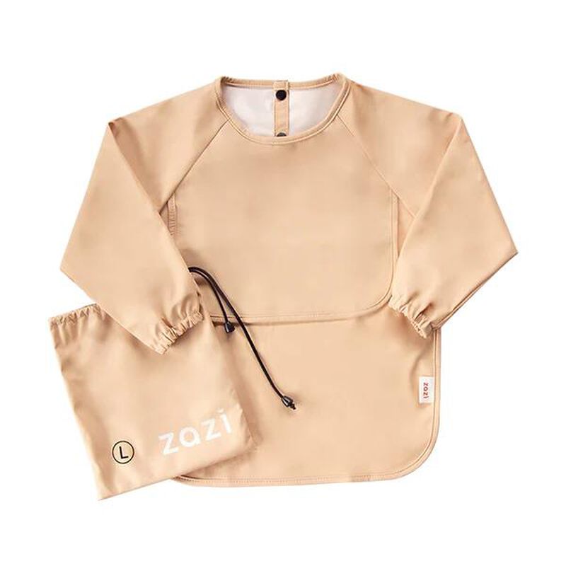 Zazi Sleeved Bib - Vanilla image number 0