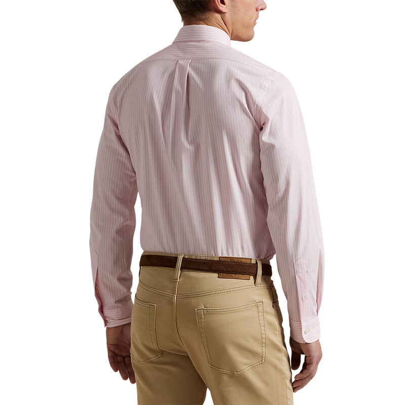 Polo Ralph Lauren Custom Fit Striped Stretch Poplin Shirt image number 1