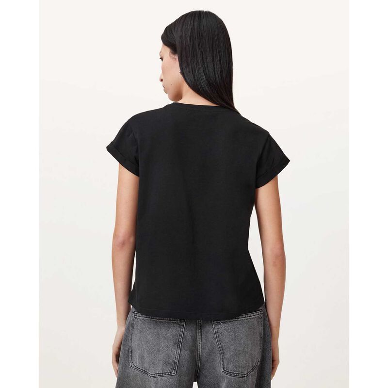 AllSaints Kiara Anna Crew Neck Short Sleeve T-Shirt image number 1