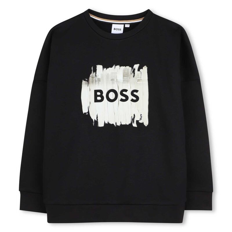 BOSS Logo Sweatshirt 8Y-10Y image number 0