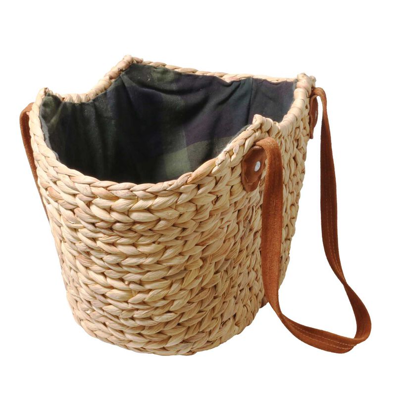 Robert Gordon Market Lane Basket - Tartan With Suede Handles image number 0