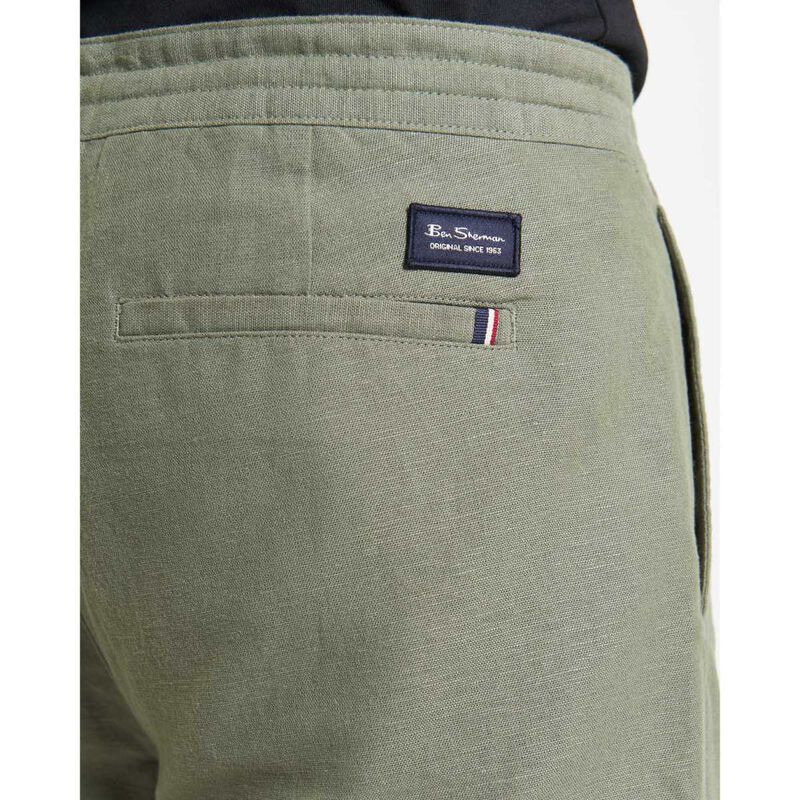 Ben Sherman Linen Cotton Drawcord Shorts image number 2