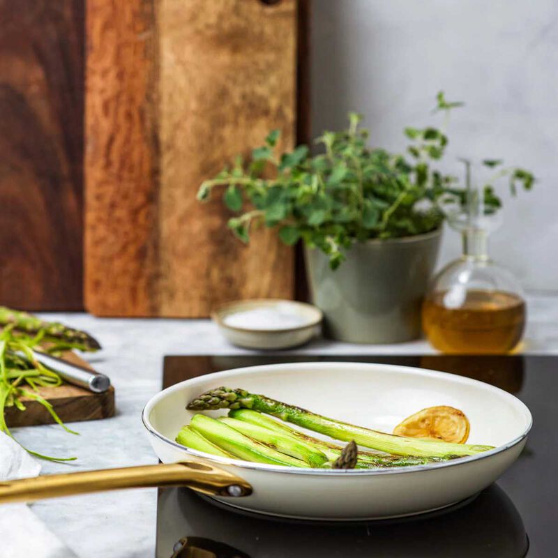 Greenpan Padova 2 Piece PFAS Free Frypan 26/30cm - Cream image number 1