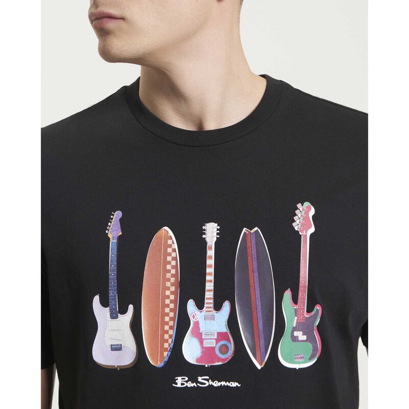 Ben Sherman Surf N Guitars Tee image number 2