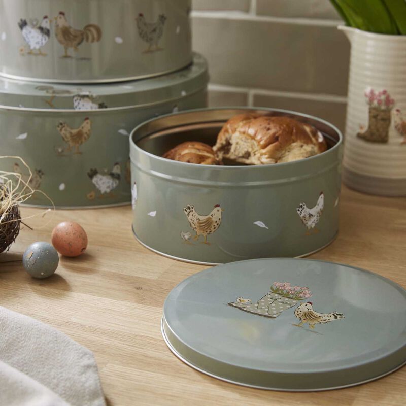 Cooksmart Hen House Lane Round Cake Tins - Set of 3 image number 2