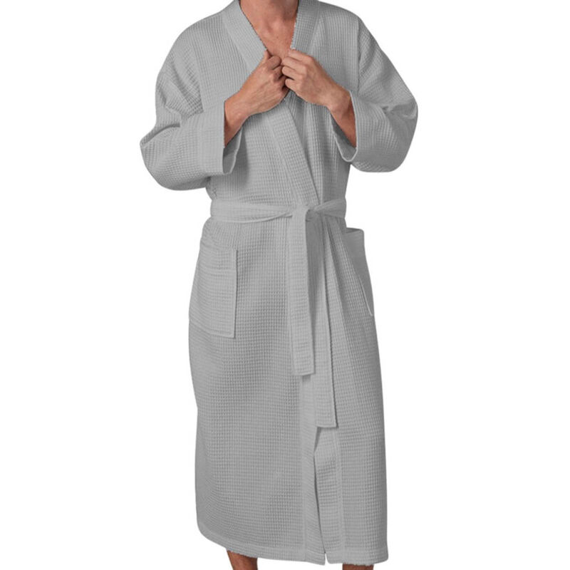 Baksana 50/50 Waffle Robe image number 1
