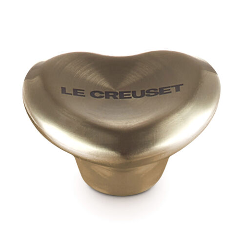Le Creuset Heart Knob 4.7cm - Light Gold