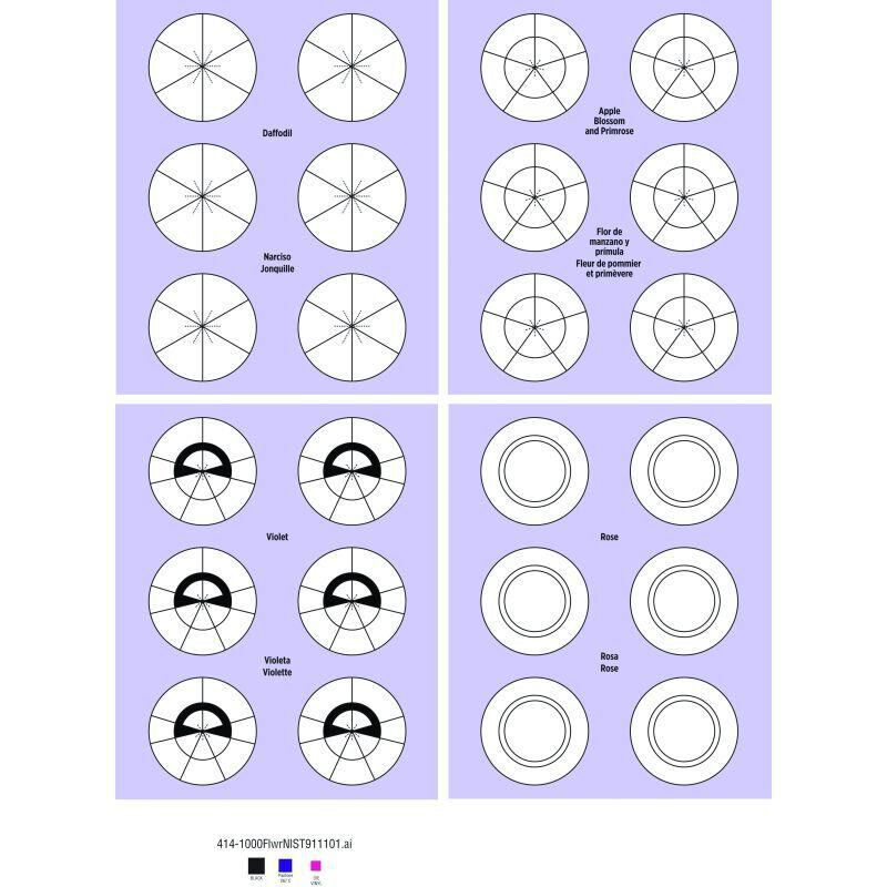 Wilton Flower Nail Templates image number 0