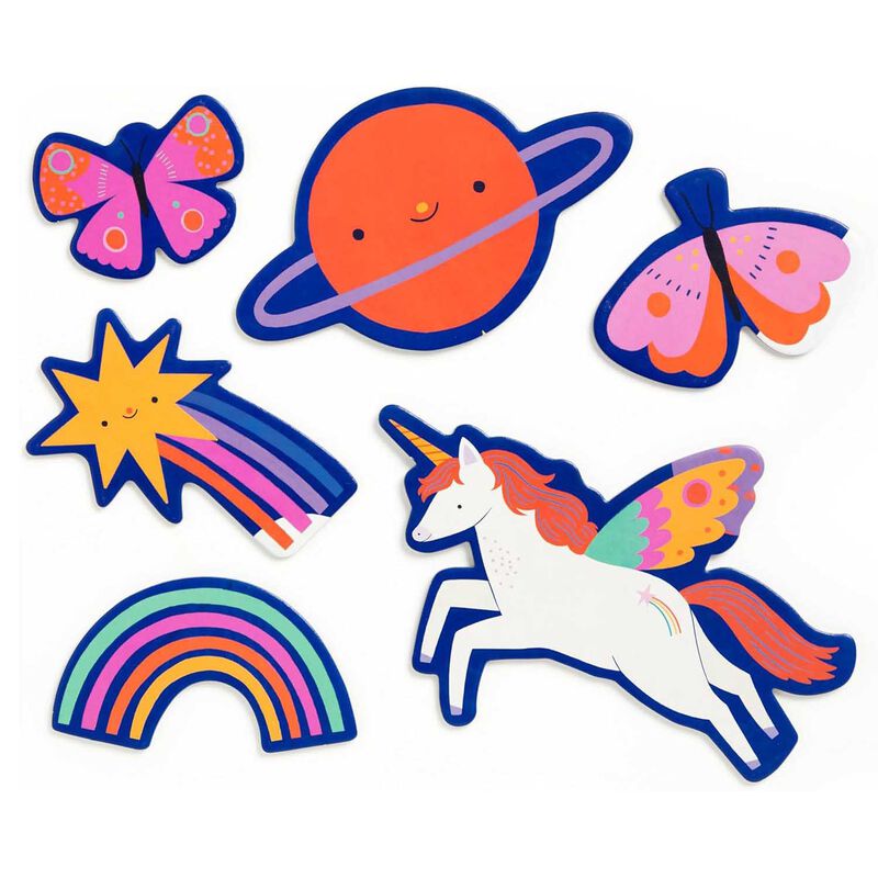 Unicorn Magic 25 Piece Floor Puzzle with Shaped Pieces image number 1