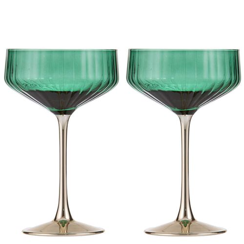 Tempa Valentina Forest 2pk Coupe Glass