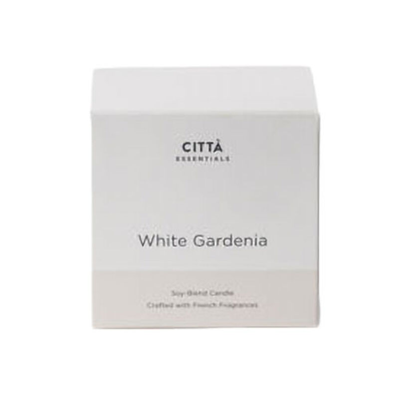 Citt&agrave; White Gardenia Ceramic Candle White 200g image number 0