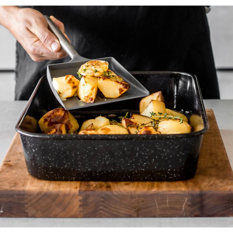 MasterCraft Pro Vitreous Enamel Roasting Pan 40x28cm image number 2