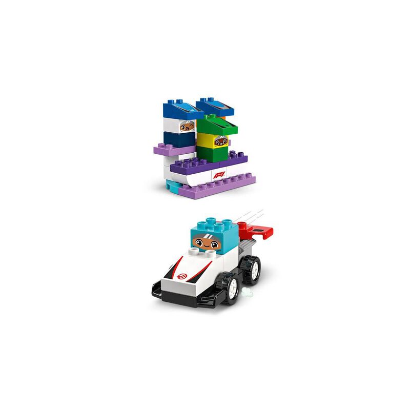 LEGO DUPLO F1® Team Race Cars & Drivers image number 2