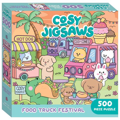 Hinkler&nbsp; Cosy Jigsaws 500Pc Food Truck Festival