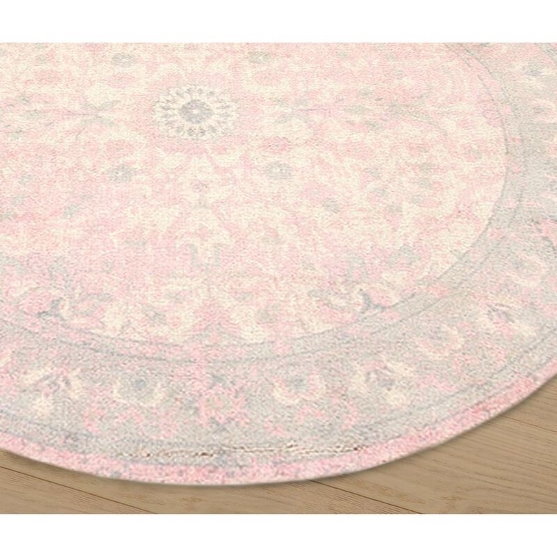 Pottery Barn Kids Monique Lhuillier Antique Round Rug 152cmD image number 1