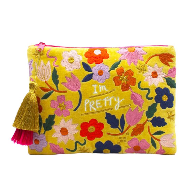 House Of Disaster Small Talk Clutch 'I'm Pretty, Pretty Damn Brilliant' image number 0