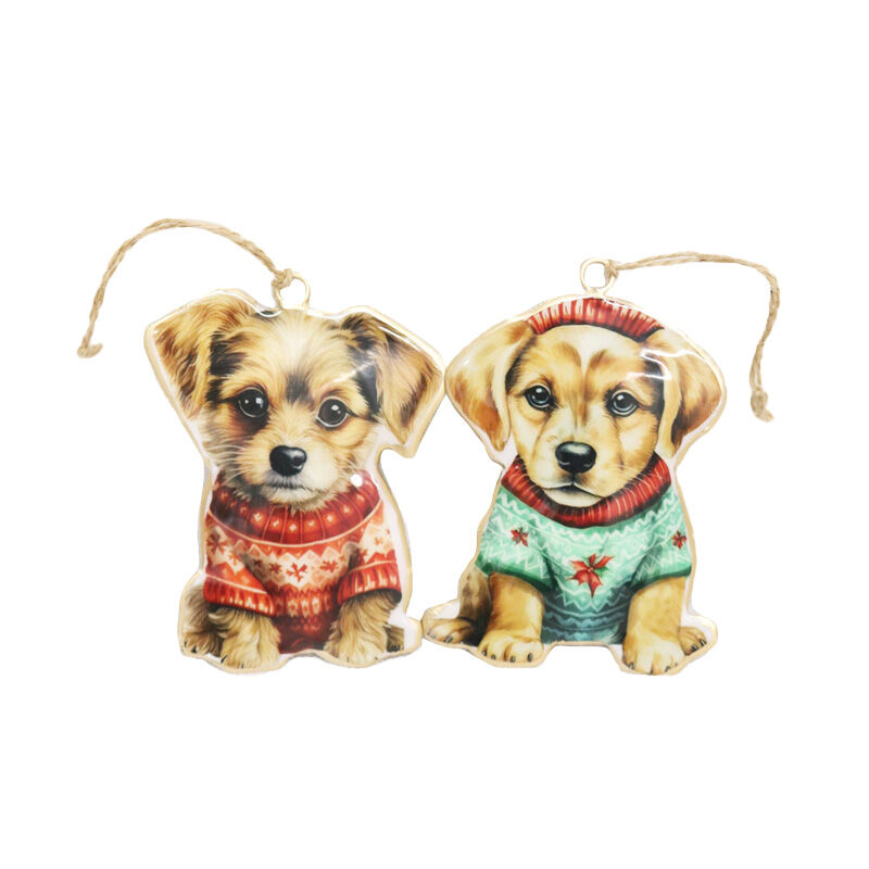 Vintage Puppy Hangers 2 Assorted image number 0