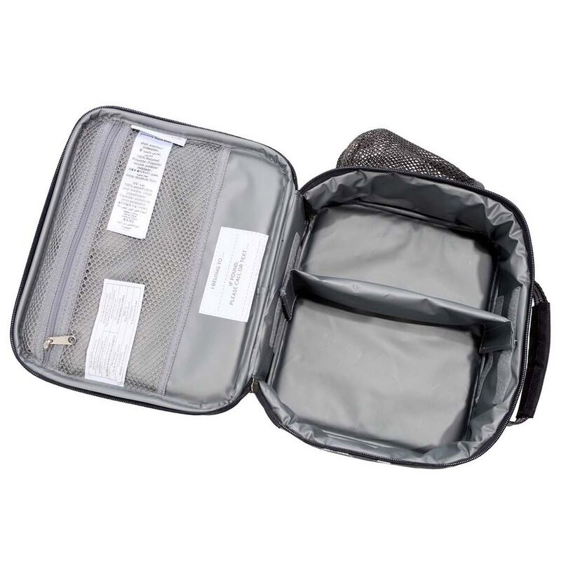 Pottery Barn Kids Mackenzie Cold Pack Lunch Grey Shark Bones image number 1