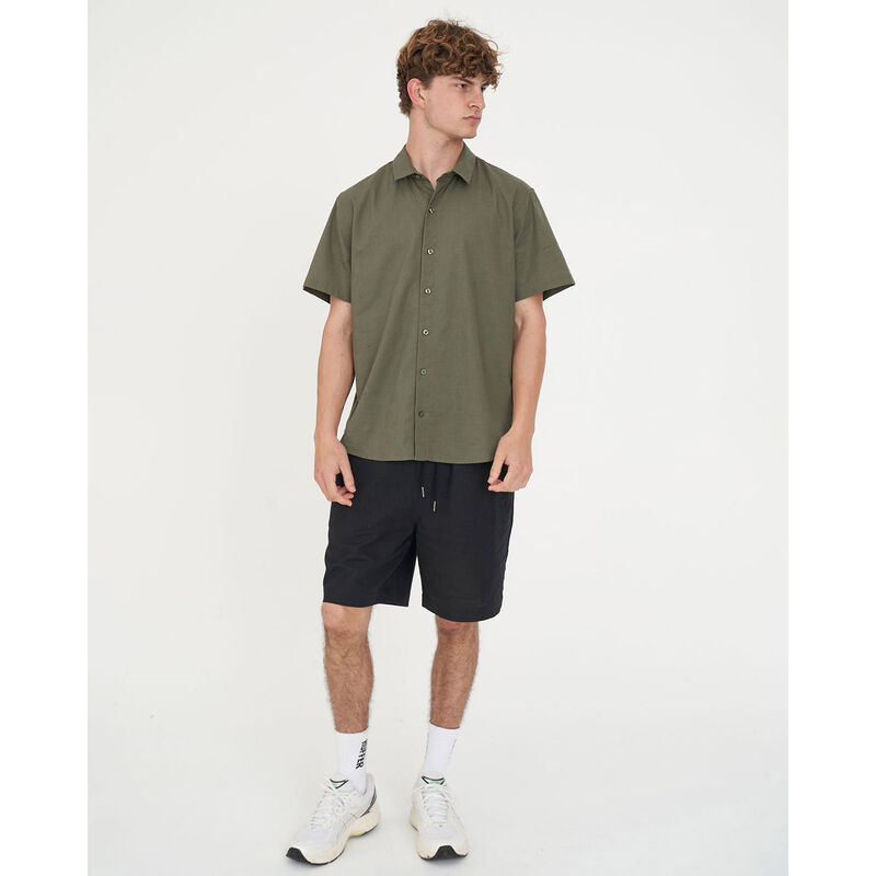 Huffer Lin-In Short Sleeve Shirt image number 3