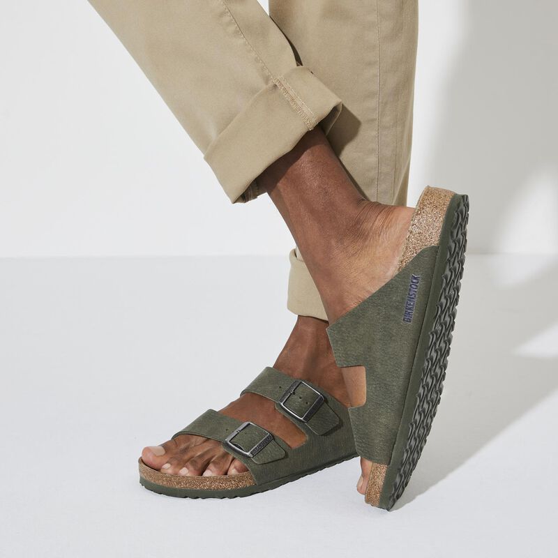 Birkenstock Arizona Desert Dust Vegan Regular Thyme Sandal image number 3