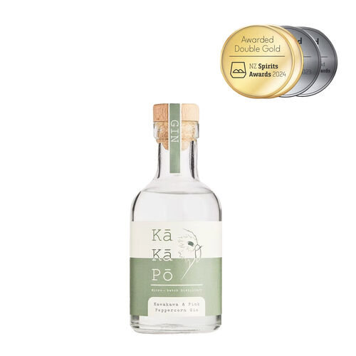 Kakapo Distillery Kawakawa And Pink Peppercorn Gin 200ml