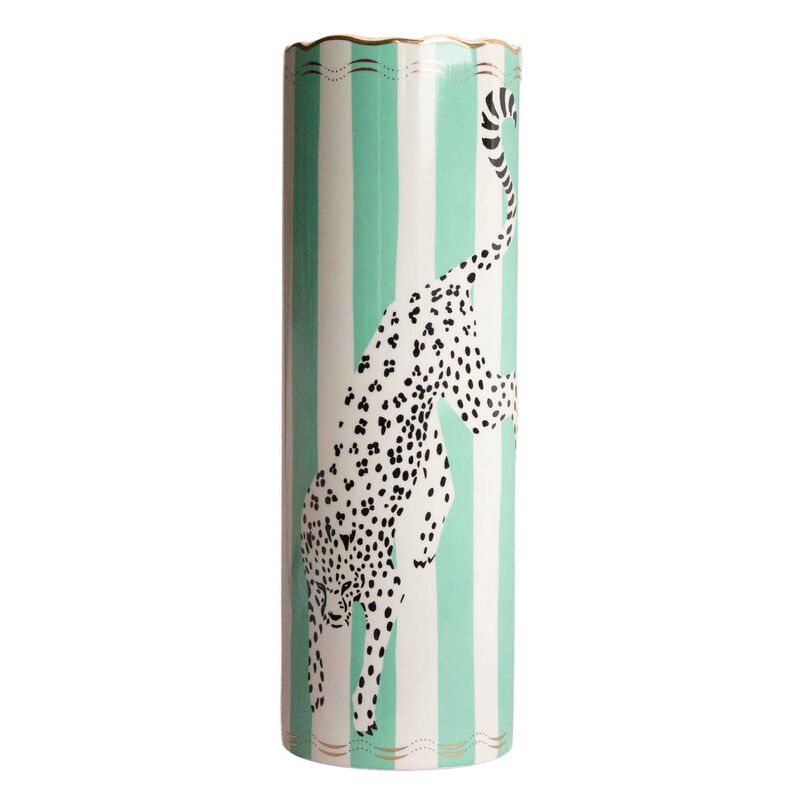 Yvonne Ellen Tall Vase Leopard image number 0