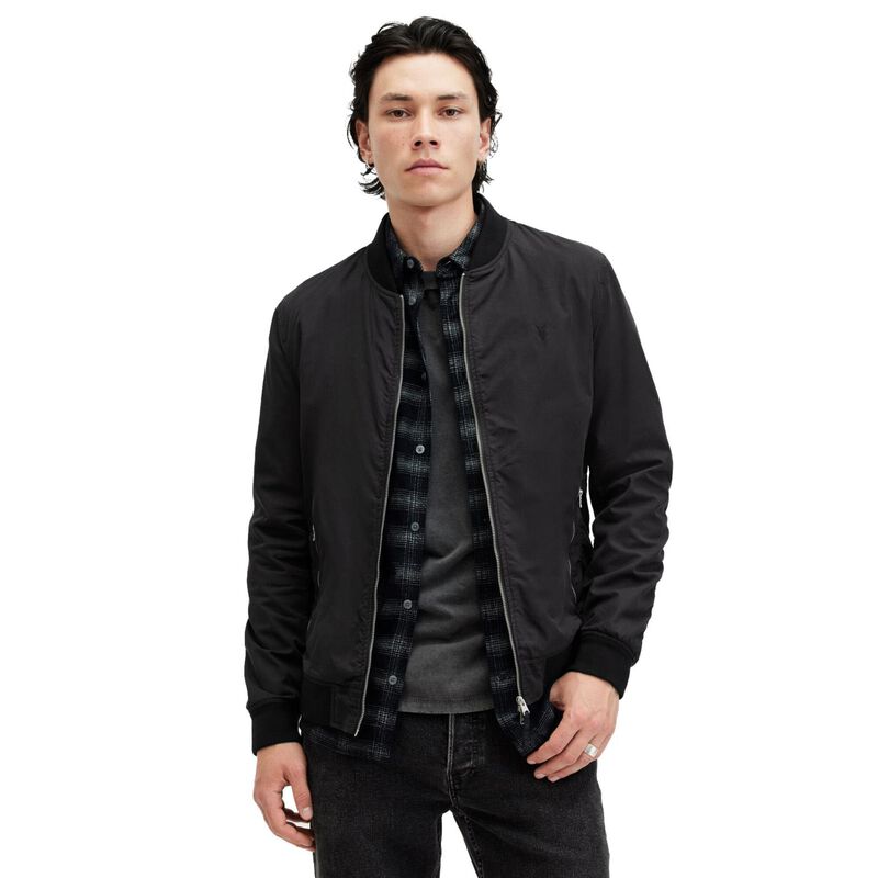 AllSaints Bassett Ramskull Bomber Jacket image number 0