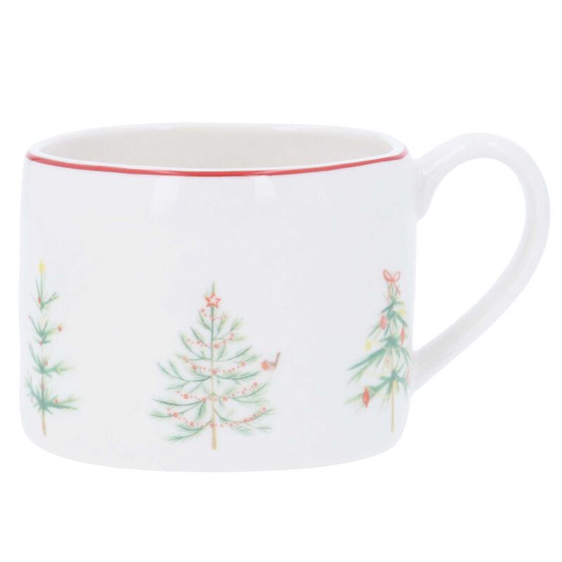 Gisela Graham Scandi Trees Stoneware Mug image number 0