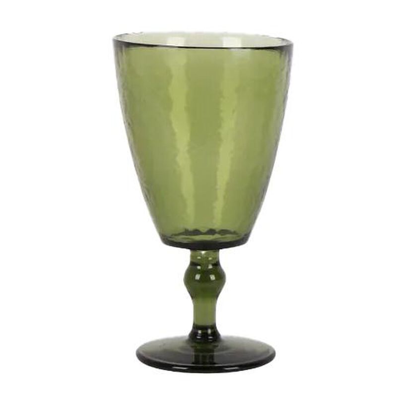French Country Vitro Olive Wine Glass image number 0