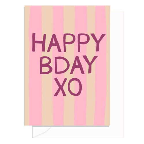 Elm Paper Beach Club Birthday Cherrytini Card