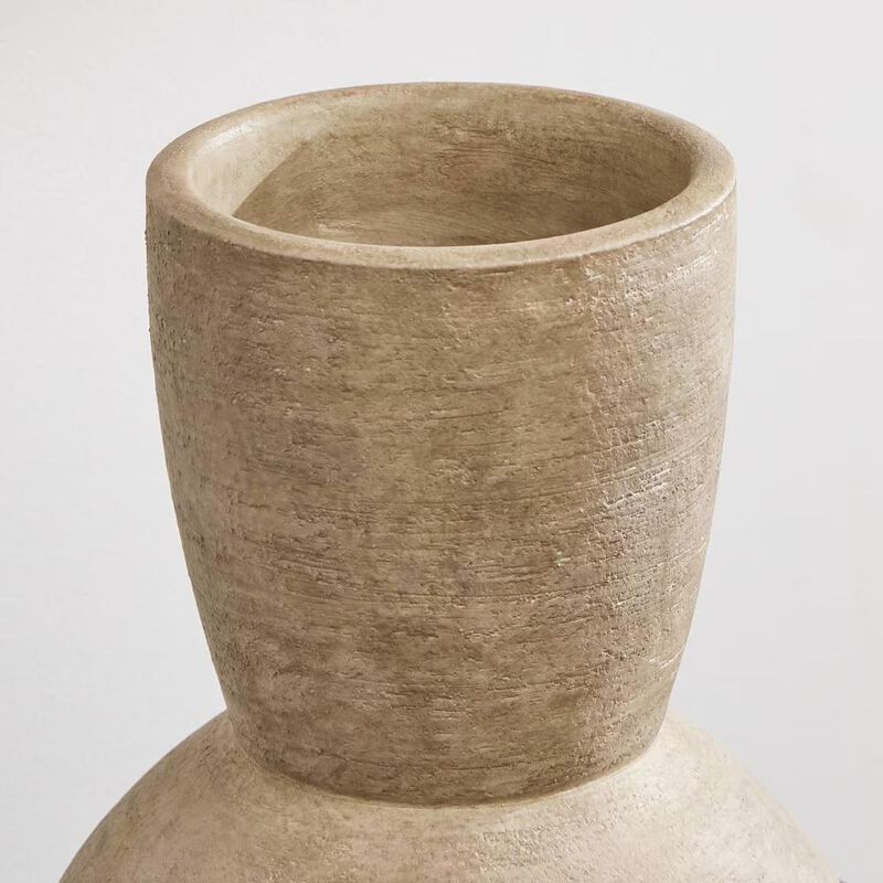 West Elm Shape Studies Vases Vase Ceramic Sand Totem image number 1