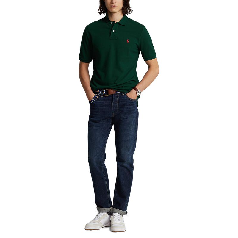 Polo Ralph Lauren Slim Fit Mesh Polo Shirt image number 3