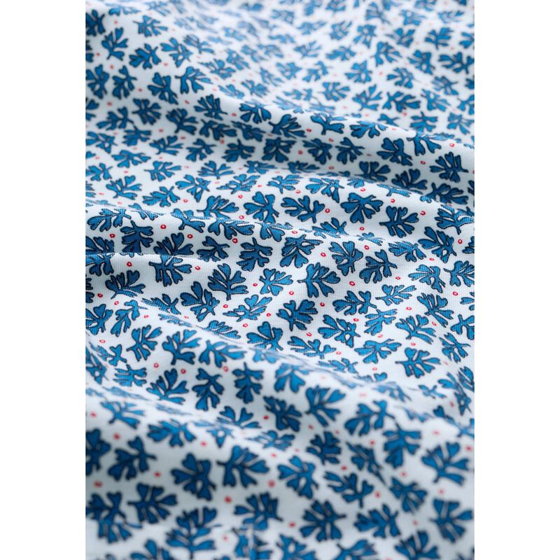 Seasalt Cornwall S/S Star Dance Tunic Seaweed Frond Chalk image number 2