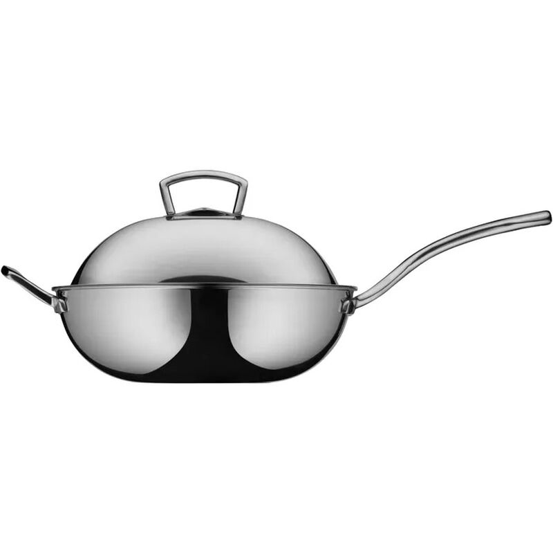 WMF Wok Multiply 32cm with Stainless Steel Lid image number 1