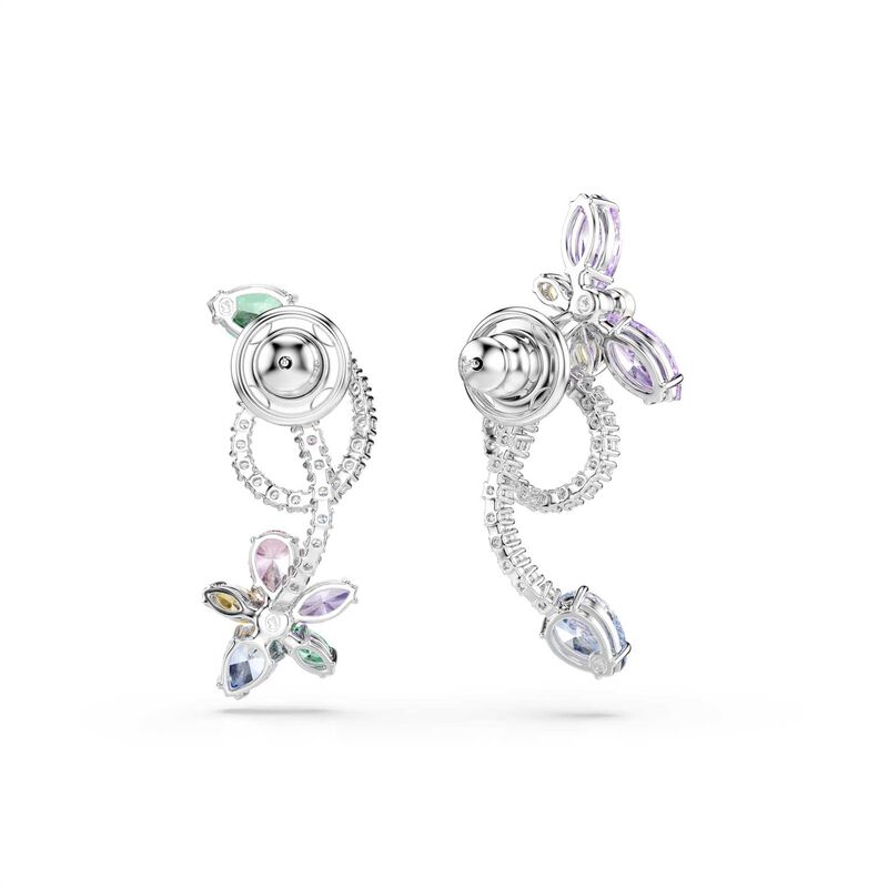 Swarovski x Ariana Grande Garden Collection Drop Earrings With Ear Jacket image number 3