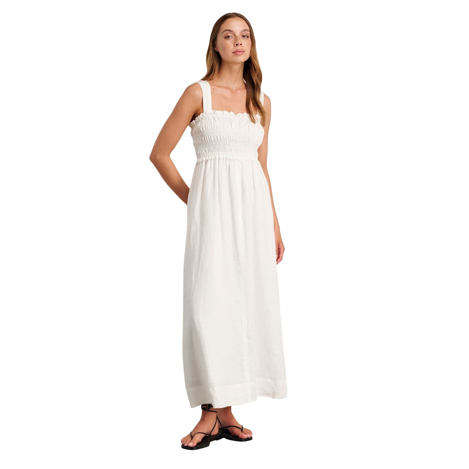 JAG Shirred Maxi Dress Ballantynes Department Store