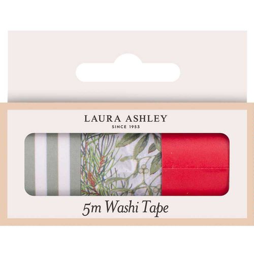 Laura Ashley Red Festive Botanicals Washi Tape 3 Pack