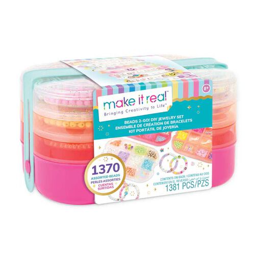 Make It Real Beads-2-Go Diy Jewellery Set