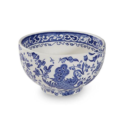 Burleigh Blue Regal Peacock Mini Footed Bowl 12cm/5"