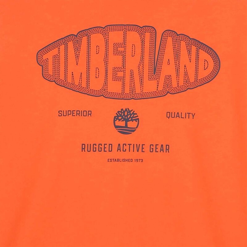 Timberland LS Print Front Tee 8Y-10Y image number 3