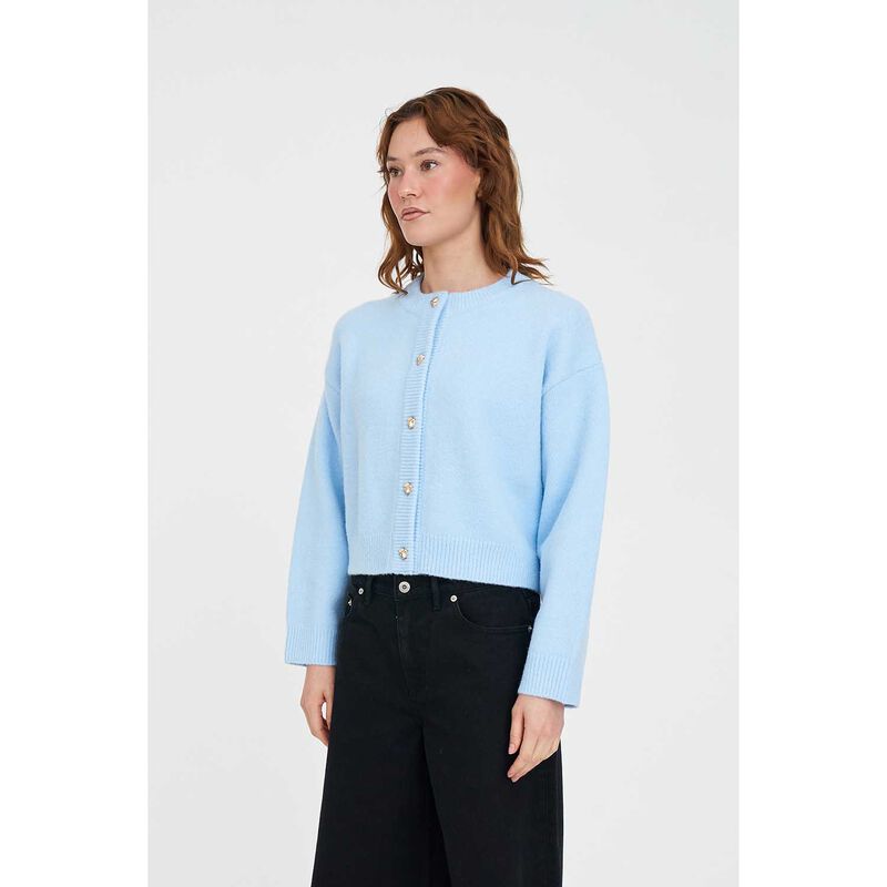 Huffer Elle Crop Cardigan image number 1