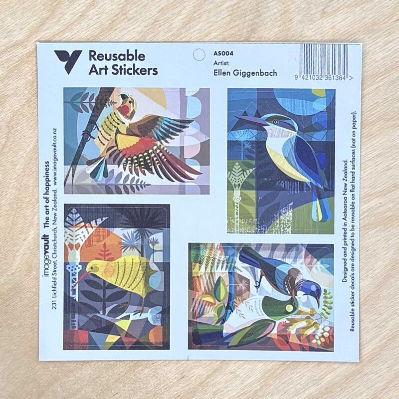 Ellen Giggenbach Bird Art Stickers image number 1