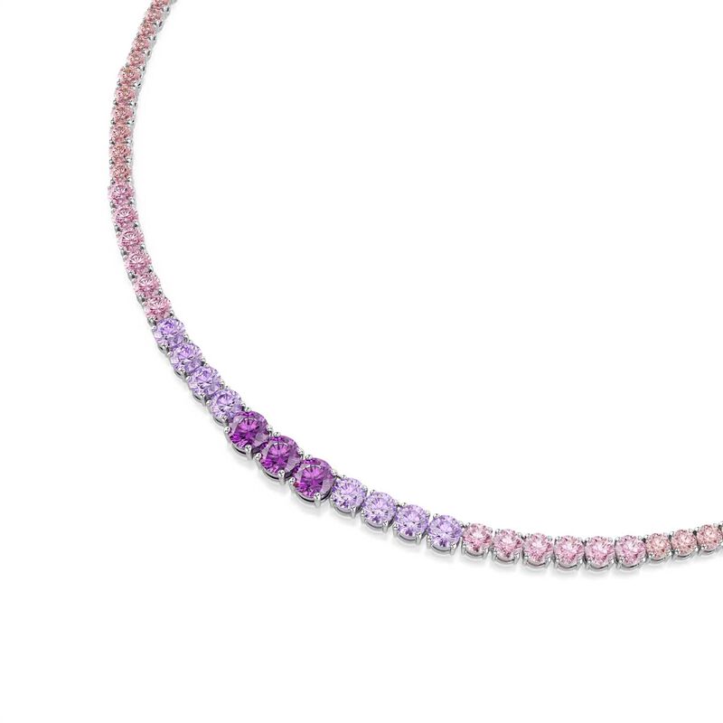 Swarovski Matrix Tennis Necklace image number 1